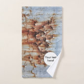 Verftextuur afpellen bad handdoek (Handdoek)