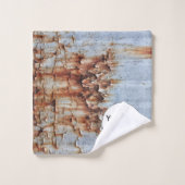 Verftextuur afpellen bad handdoek (Wasdoekje)