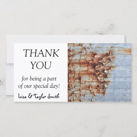 Verftextuur afpellen bedankkaart (Voorkant)