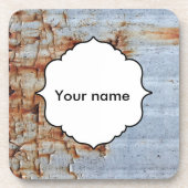 Verftextuur afpellen bier onderzetter (Voorkant)