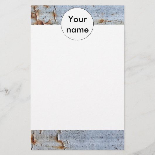 Verftextuur afpellen briefpapier (Voorkant)