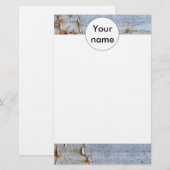 Verftextuur afpellen briefpapier (Voorkant / Achterkant)