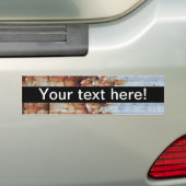 Verftextuur afpellen bumpersticker (Op auto)