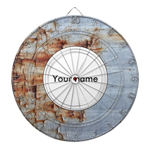 Verftextuur afpellen dartbord (Voorkant)