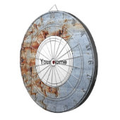 Verftextuur afpellen dartbord (Voorkant Rechts)