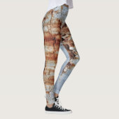 Verftextuur afpellen leggings (Rechts)