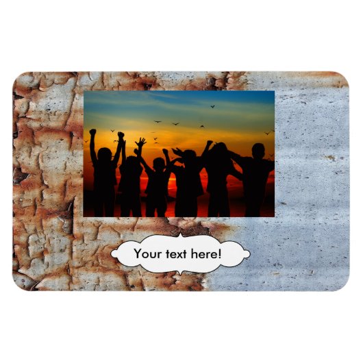 Verftextuur afpellen magneet (Horizontaal)