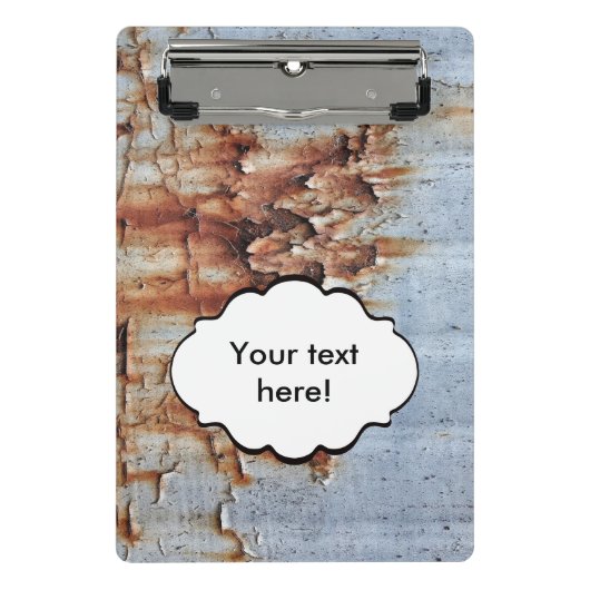 Verftextuur afpellen mini klembord (Voorkant)