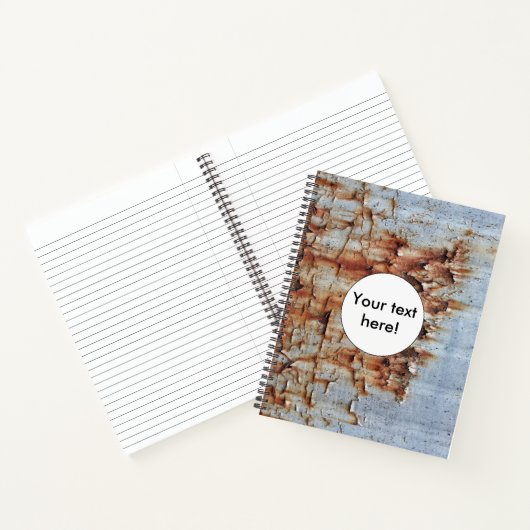 Verftextuur afpellen notitieboek (Binnen)