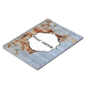 Verftextuur afpellen notitieboek (Linkerzijde)