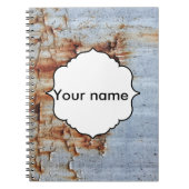 Verftextuur afpellen notitieboek (Voorkant)