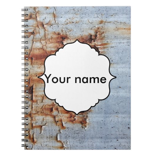 Verftextuur afpellen notitieboek (Voorkant)