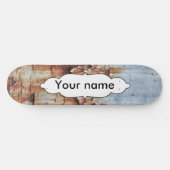 Verftextuur afpellen persoonlijk skateboard (Horizontaal)