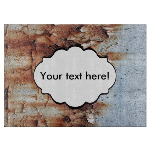 Verftextuur afpellen snijplank (Voorkant)