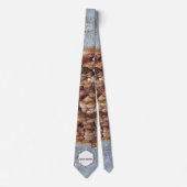 Verftextuur afpellen stropdas (Voorkant)