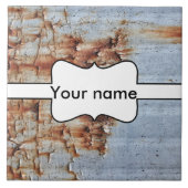 Verftextuur afpellen tegeltje (Voorkant)