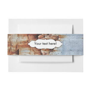 Verftextuur afpellen uitnodigingen wikkel