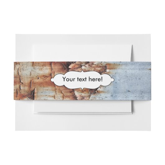 Verftextuur afpellen uitnodigingen wikkel (Voorkant Voorbeeld)