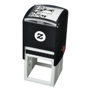 Verftextuur afpellen  zelfinktende stempel