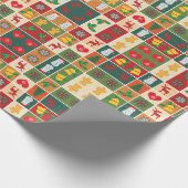 Verfugend kerstpapier voor Feestdagen Cadeaupapier (Hoek)