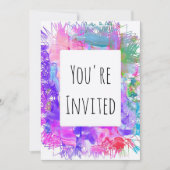 verfuitnodiging kaart (Voorkant)