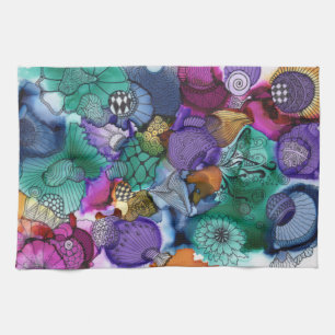 Verfusie keukenhanddoek