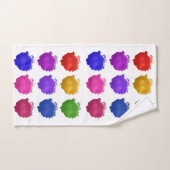 Verfvlekken Handdoek (Handdoek)