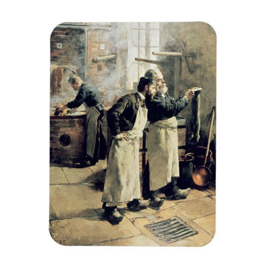 Verfwerkplaats in de Gobelins, 19e eeuw Magneet (Verticaal)