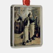 Verfwerkplaats in de Gobelins, 19e eeuw Metalen Ornament (Rechts)