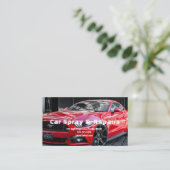 verfwerkplaats , spuitbussen visitekaartje (Staand voorkant)