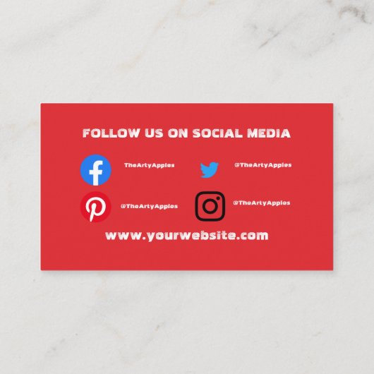 verfwerkplaats , spuitbussen visitekaartje (Achterkant)