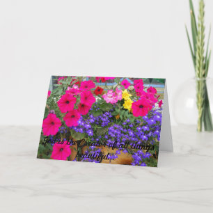 Verg tijd om de bloemen tegen te houden en te kaart