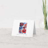 Vergaderbloemen ~ Kaart / Uitnodigingen (Achterkant)