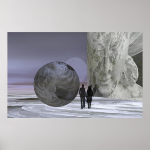 Vergadering Boeddha Poster