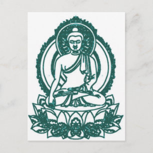 VERGADERING BUDDHA-BEMIDDELENDE VREDE BRIEFKAART