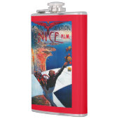 Vergadering D' Aviation in Nice, Poster Frankrijk Heupfles (Links)