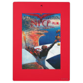 Vergadering D' Aviation in Nice, Poster Frankrijk Klembord (Achterkant)