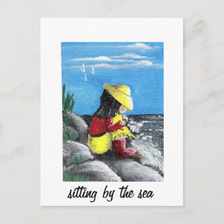 Vergadering door het Zee Briefkaart