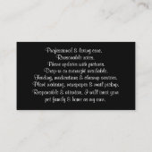 Vergadering en vergadering visitekaartje (Achterkant)