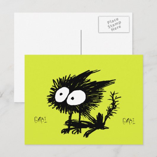 Vergadering GabiGabi Briefkaart (Voorkant / Achterkant)