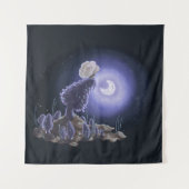 Vergadering in Moonlight Wandkleed (Voorkant)