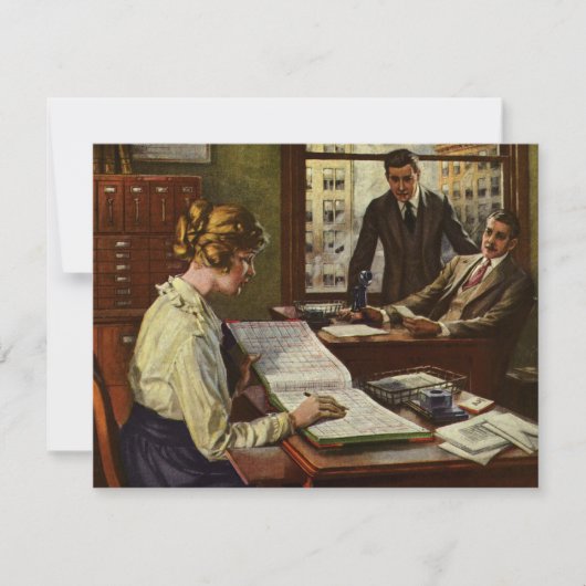 Vergadering met oude zakelijke sfeer, kantoor met  (Voorkant)