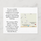 Vergadering nabuurschap uitnodiging briefkaart (Voorkant)