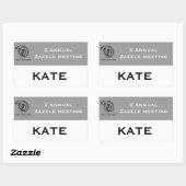 Vergadering of conferentie aangepaste naam label s (Vel)