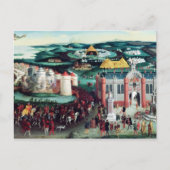 Vergadering op het gebied van de kool van goud briefkaart (Voorkant)