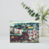 Vergadering op het gebied van de kool van goud briefkaart (Staand voorkant)