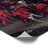 Vergadering op het gebied van de kool van goud poster (Hoek)