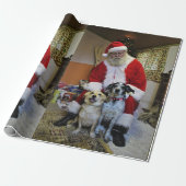 Vergadering Santa Cadeaupapier (Uitgerold)