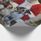 Vergadering Santa Cadeaupapier (Hoek)