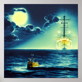 Vergadering te Night Poster